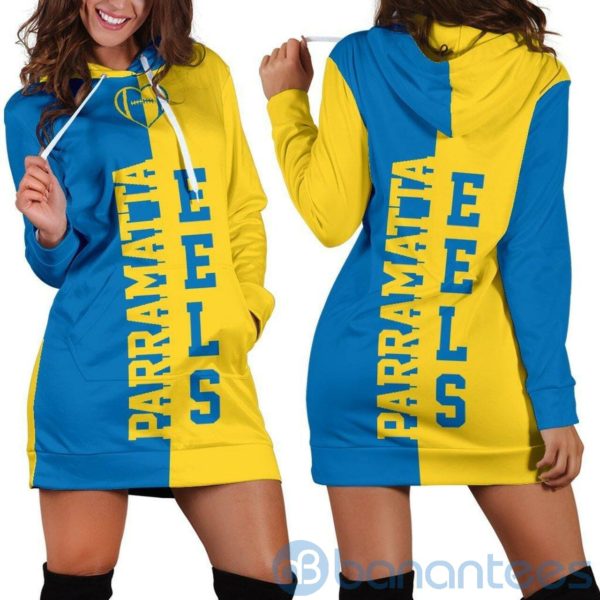 Parramatta Rugby Hoodie Dress For Women Product Photo