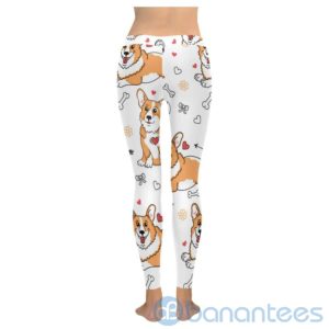 Pembroke Welsh Corgi White Leggings For Women Product Photo