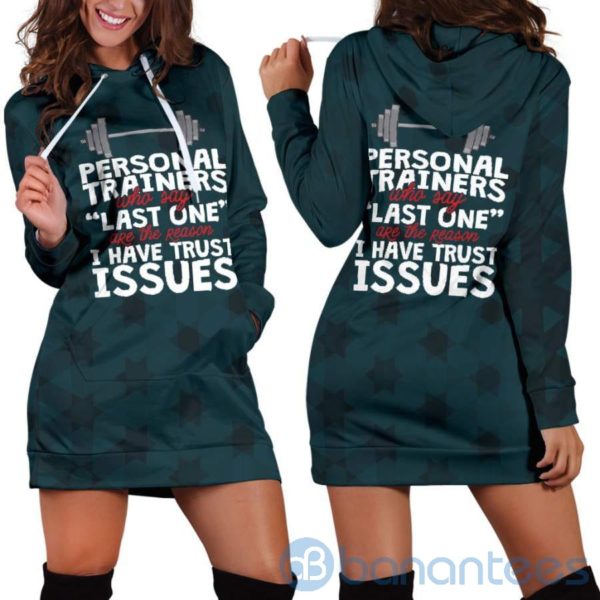 Personal Trainers Hoodie Dress For Women Product Photo