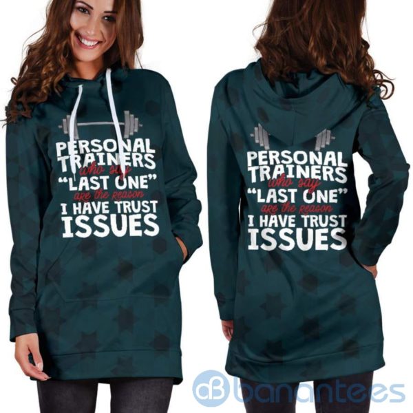 Personal Trainers Hoodie Dress For Women Product Photo