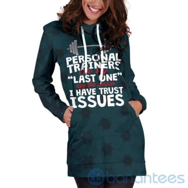 Personal Trainers Hoodie Dress For Women Product Photo