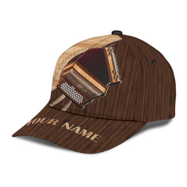 Personalized Accordion Music Printed 3D Cap Product Photo
