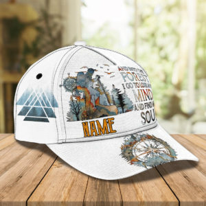 Personalized And Into Forest I Go To Lose My Mind And Find My Soul Hiking All Over Print Cap Product Photo