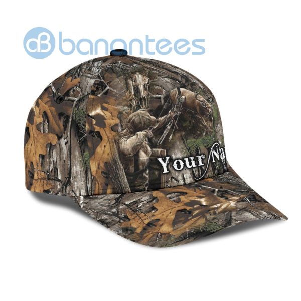 Personalized Bow Huntereer Hunting All Over Printed 3D Cap Product Photo