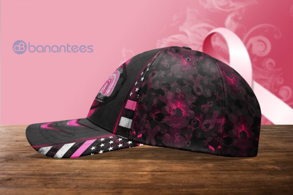 Personalized Breast Cancer I Wear Pink For Myself, My Mom, Myaughter All Over Printed 3D Cap Product Photo
