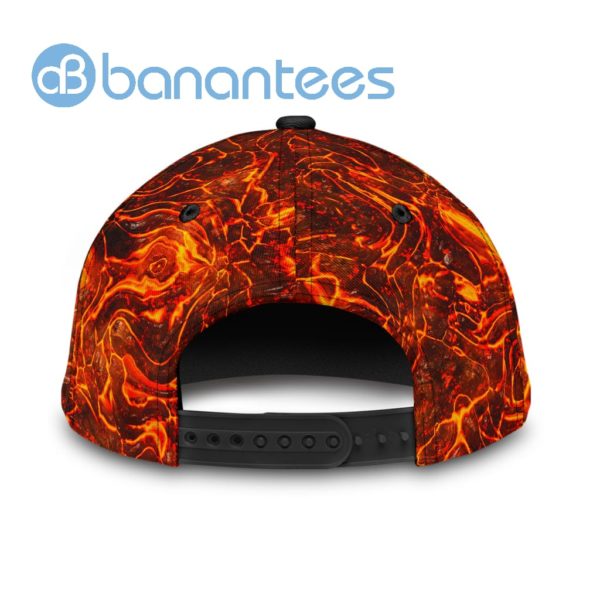 Personalized Dragon And Lava Background All Over Printed 3D Cap Product Photo