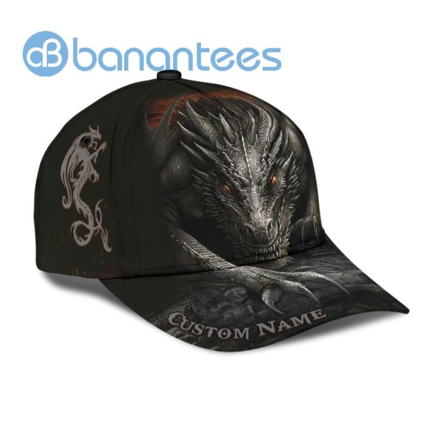 Personalized Dragon Black All Over Printed 3D Cap Product Photo
