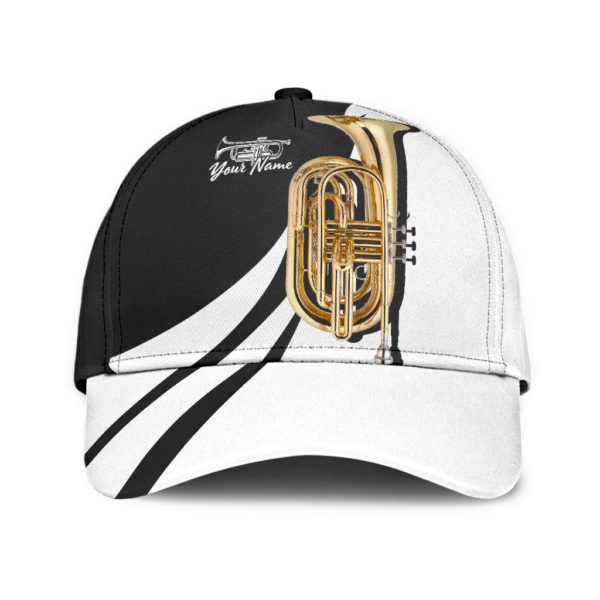 Personalized Euphonium Music Printed 3D Cap Product Photo
