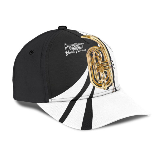 Personalized Euphonium Music Printed 3D Cap Product Photo