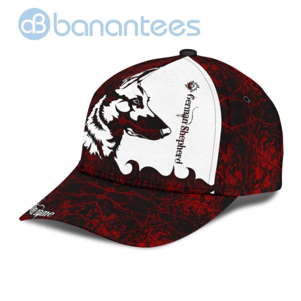 Personalized German Shepherd All Over Printed 3D Cap Product Photo