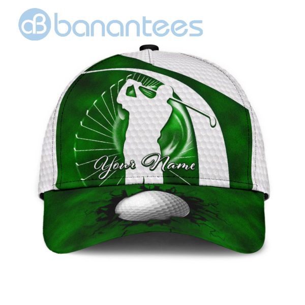 Personalized Golf Green Color Golf All Over Printed 3D Cap Product Photo
