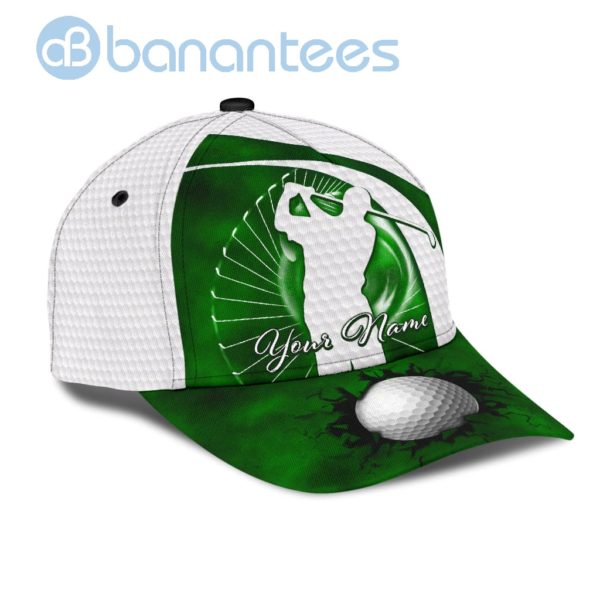 Personalized Golf Green Color Golf All Over Printed 3D Cap Product Photo