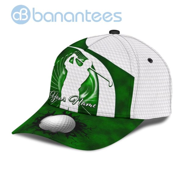Personalized Golf Green Color Golf All Over Printed 3D Cap Product Photo