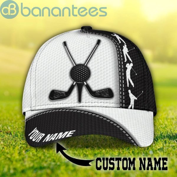 Personalized Golf Lover White 3D Cap Product Photo