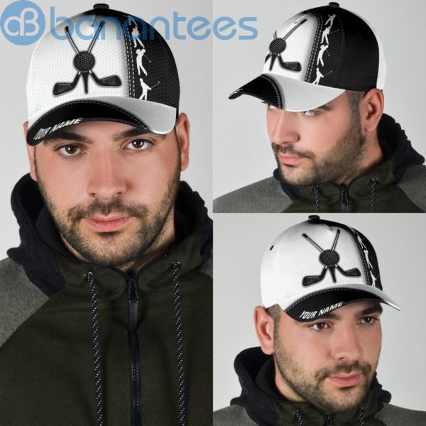 Personalized Golf Lover White 3D Cap Product Photo