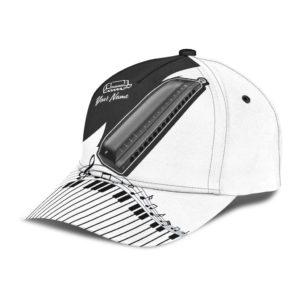 Personalized Harmonica Music Printed 3D Cap Product Photo