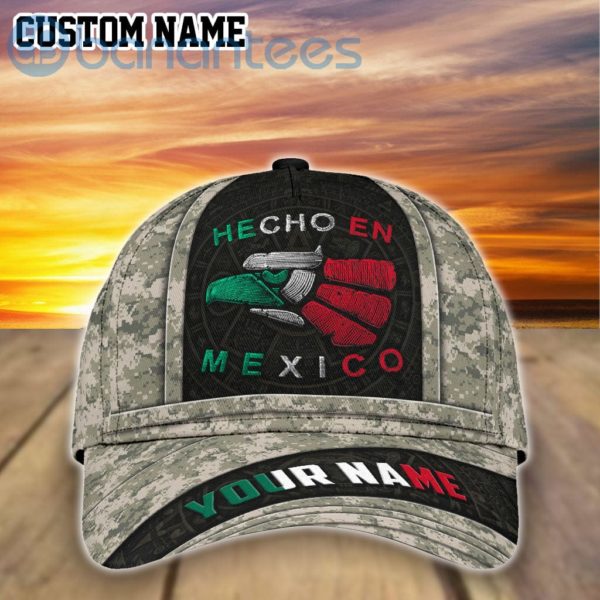 Personalized Hecho En Mexico Camo All Over Printed 3D Cap Product Photo