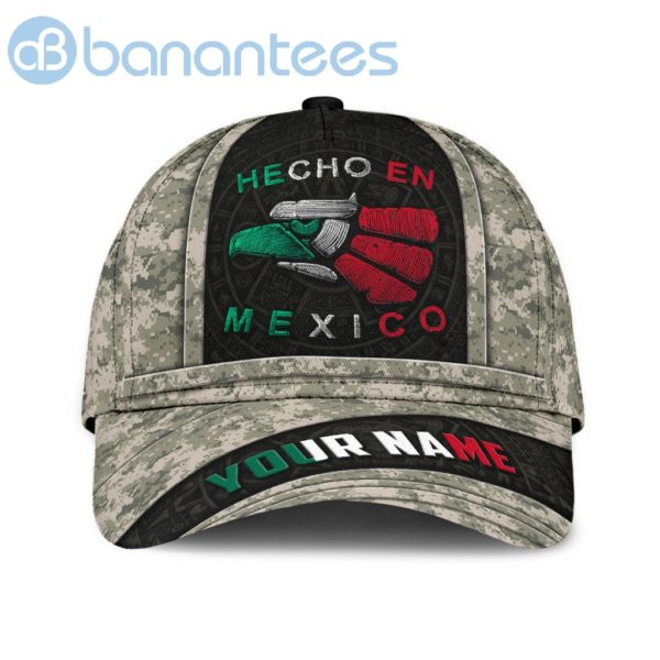 Personalized Hecho En Mexico Camo All Over Printed 3D Cap Product Photo