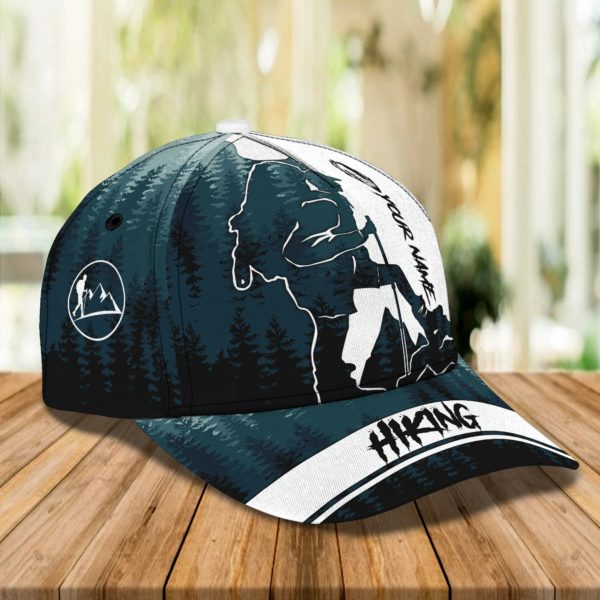 Personalized Hiking White All Over Print Cap Product Photo
