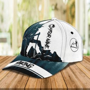 Personalized Hiking White All Over Print Cap Product Photo
