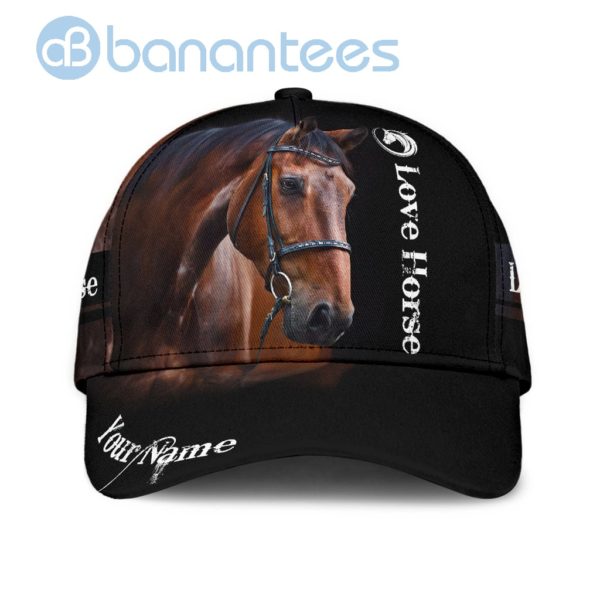 Personalized Horse All Over Printed 3D Cap Product Photo