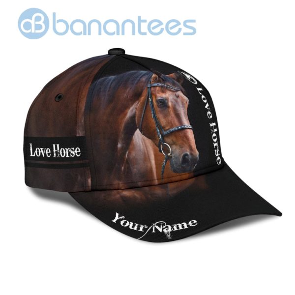 Personalized Horse All Over Printed 3D Cap Product Photo