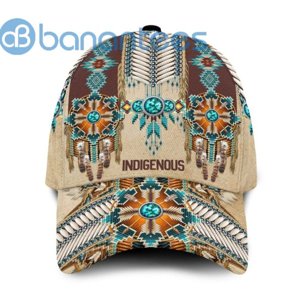 Personalized Indigenous Native American Pattern Fabric Printed Cap Product Photo