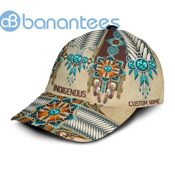 Personalized Indigenous Native American Pattern Fabric Printed Cap Product Photo