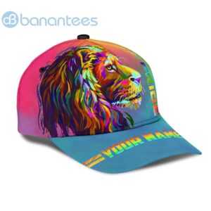Personalized Lgbt Lion Pride Lgbtq Flag Color 3D All Over Printed 3D Cap Product Photo