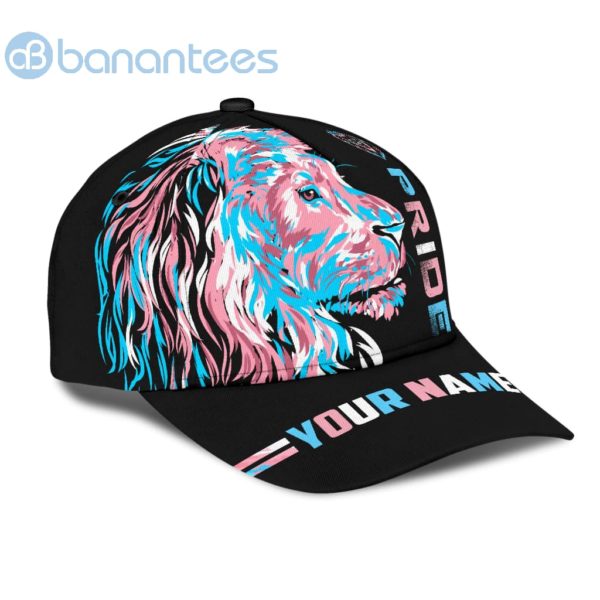 Personalized Lgbt Lion Pride Transgender Black 3D All Over Printed 3D Cap Product Photo