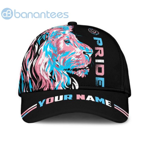 Personalized Lgbt Lion Pride Transgender Black 3D All Over Printed 3D Cap Product Photo