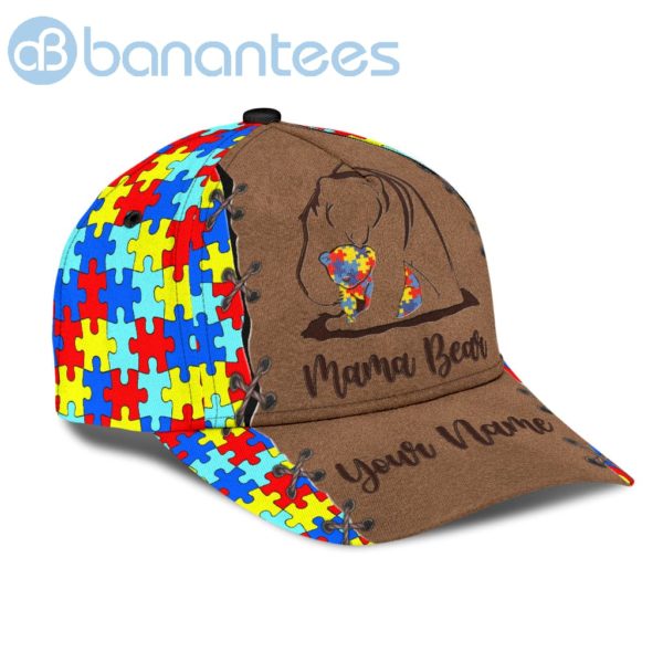 Personalized Mama Bear Autism Awareness All Over Printed 3D Cap Product Photo