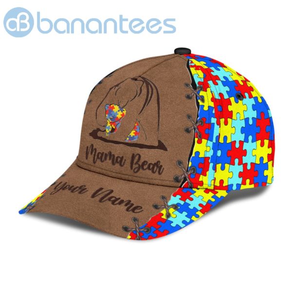 Personalized Mama Bear Autism Awareness All Over Printed 3D Cap Product Photo
