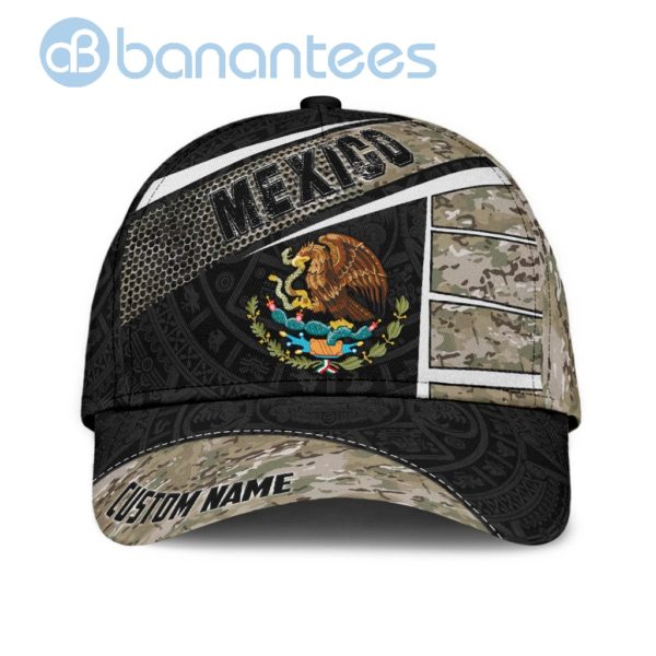 Personalized Mexico Aztec Camo All Over Printed 3D Cap Product Photo
