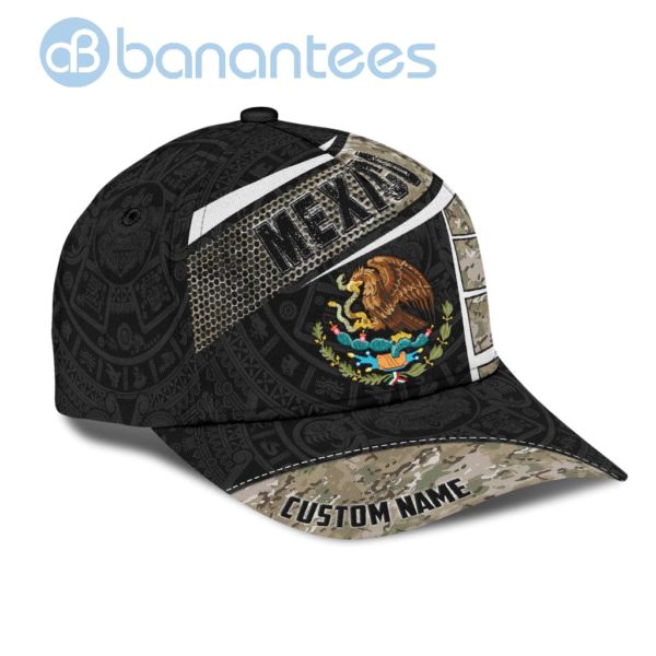 Personalized Mexico Aztec Camo All Over Printed 3D Cap Product Photo