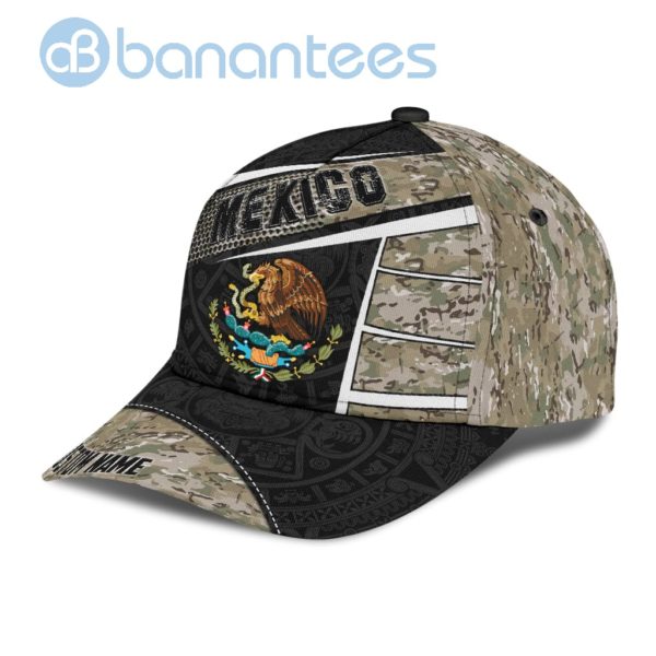 Personalized Mexico Aztec Camo All Over Printed 3D Cap Product Photo