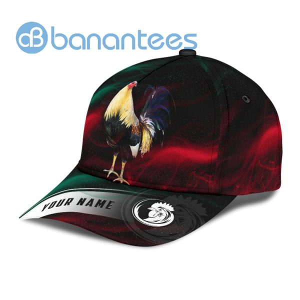 Personalized Mexico Rooster Black All Over Printed 3D Cap Product Photo