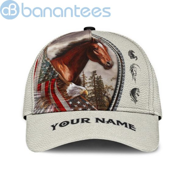 Personalized Name American Pride Rodeo All Over Printed 3D Cap Product Photo