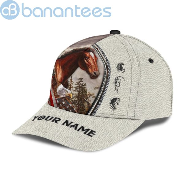 Personalized Name American Pride Rodeo All Over Printed 3D Cap Product Photo