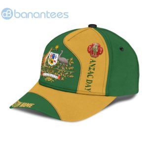 Personalized Name Anzacay Australia Remember 3D All Over Printed 3D Cap Product Photo