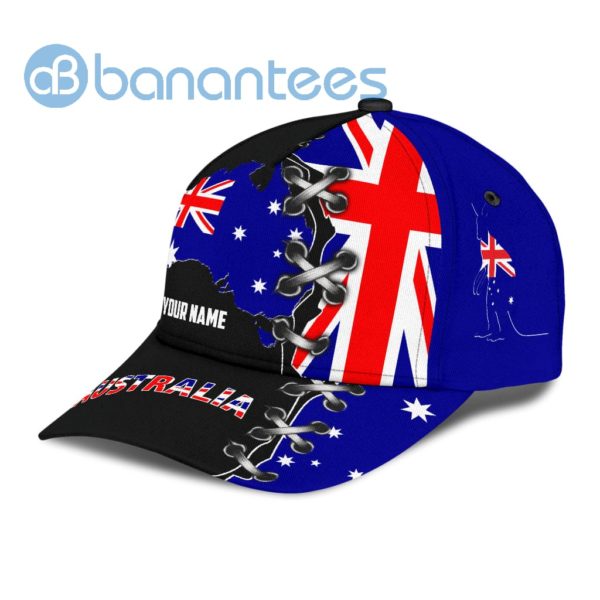 Personalized Name Australia Flag All Over Printed 3D Cap Product Photo