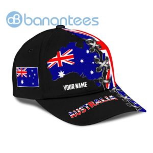Personalized Name Australia Flag All Over Printed 3D Cap Product Photo