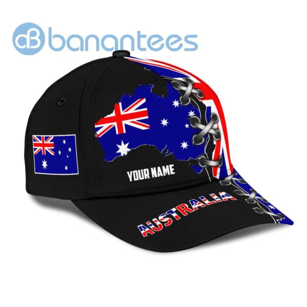 Personalized Name Australia Flag All Over Printed 3D Cap Product Photo
