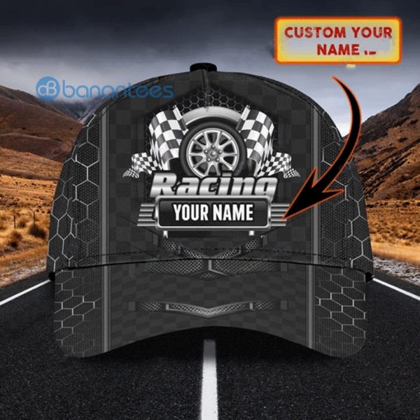 Personalized Name Biker All Over Printed 3D Cap Product Photo