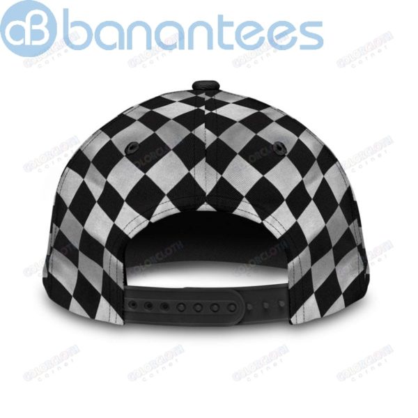 Personalized Name Biker All Over Printed 3D Cap Skull Rider Product Photo