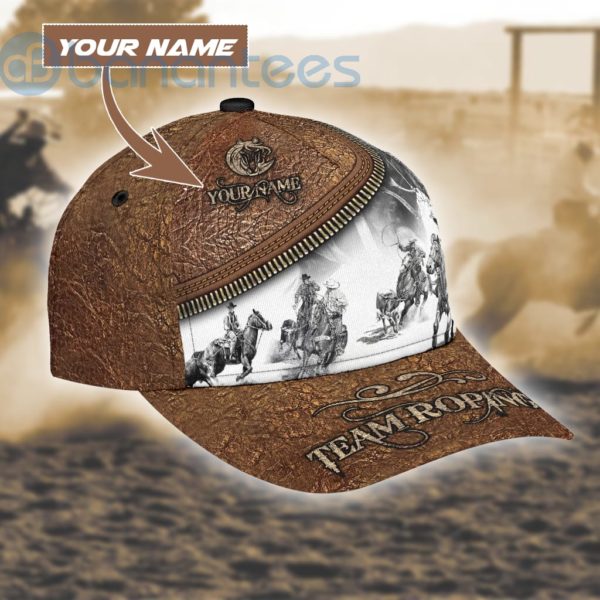 Personalized Name Bull Riding All Over Printed 3D Cap Product Photo