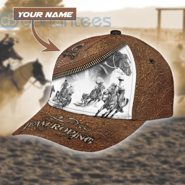 Personalized Name Bull Riding All Over Printed 3D Cap Product Photo