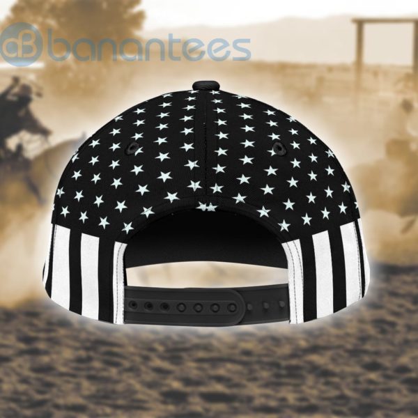 Personalized Name Bull Riding American Bull Rider Black All Over Printed 3D Cap Product Photo