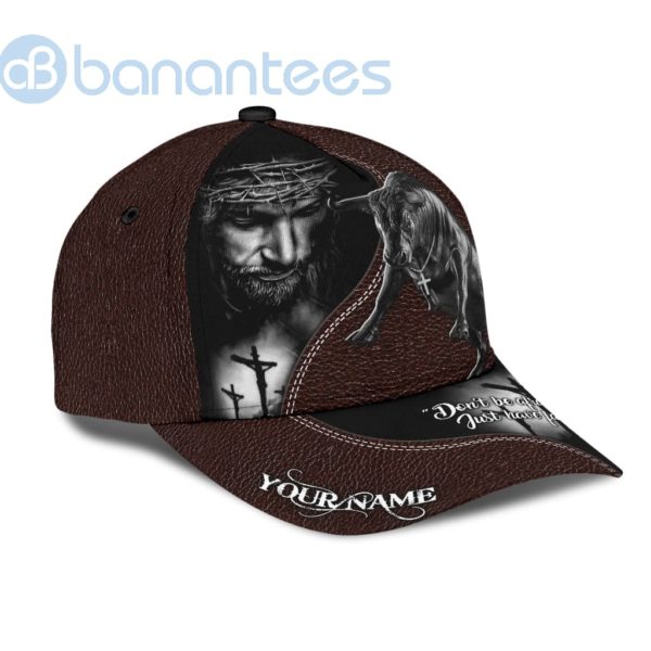 Personalized Name Bull Riding Jesus All Over Printed 3D Capa Product Photo