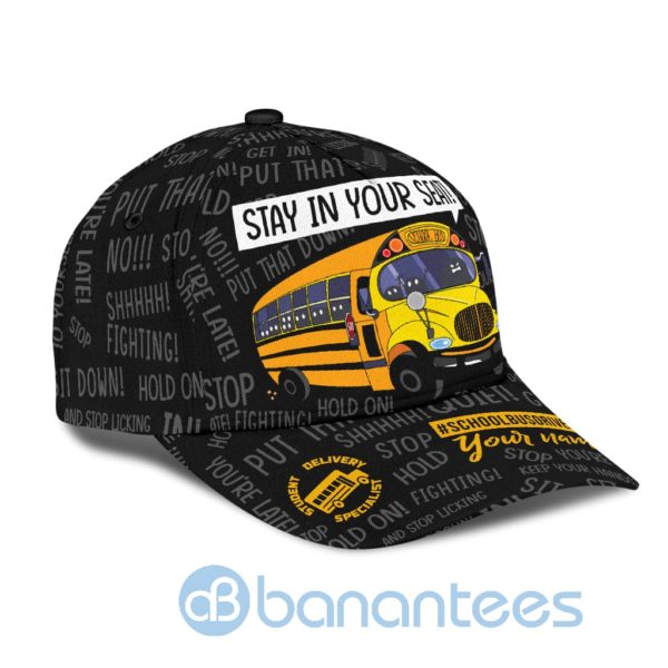 Personalized Name Busriver Stay In Your Seat Printed 3D Cap Product Photo